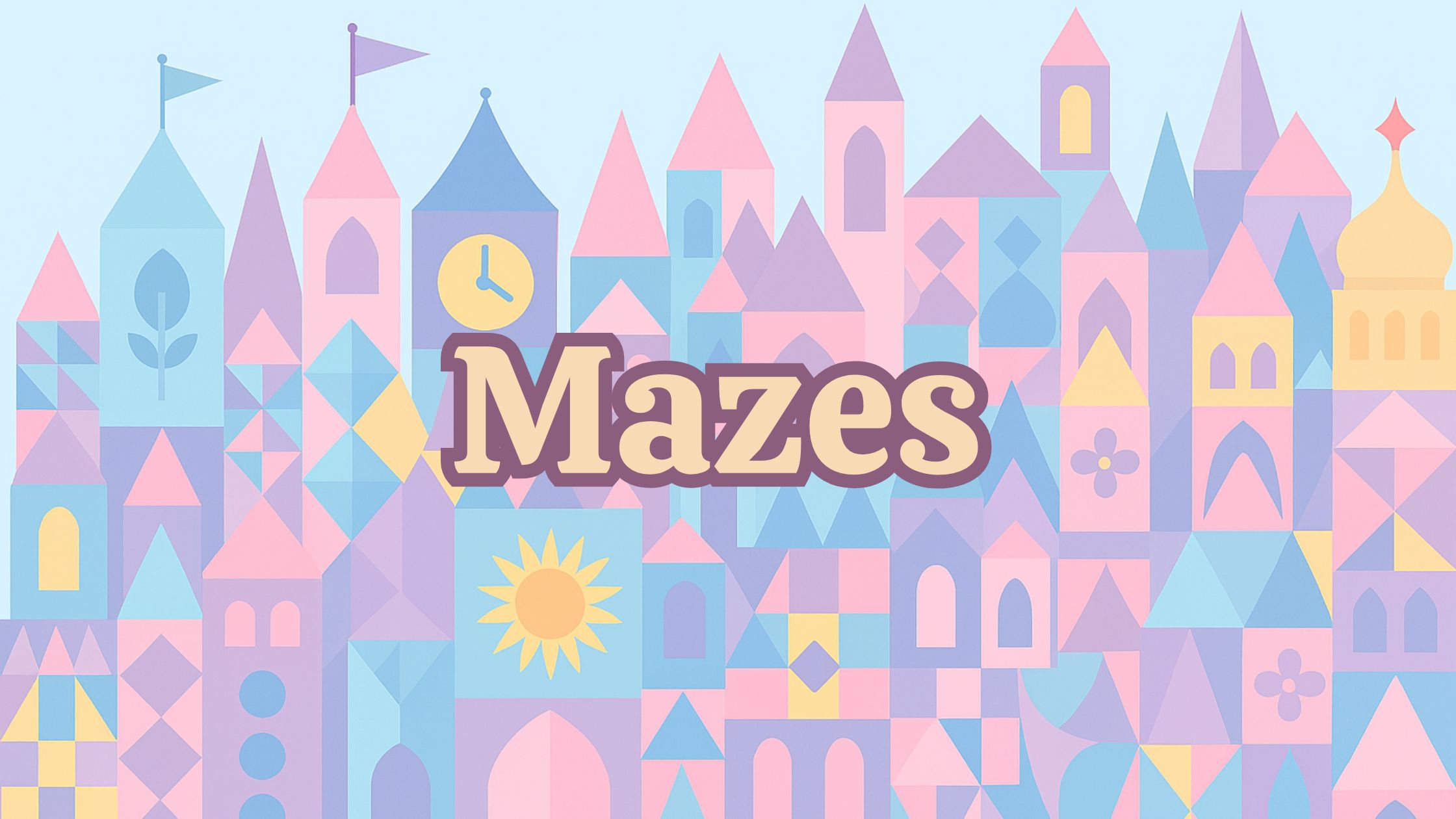 Mazes Free Printable Puzzles