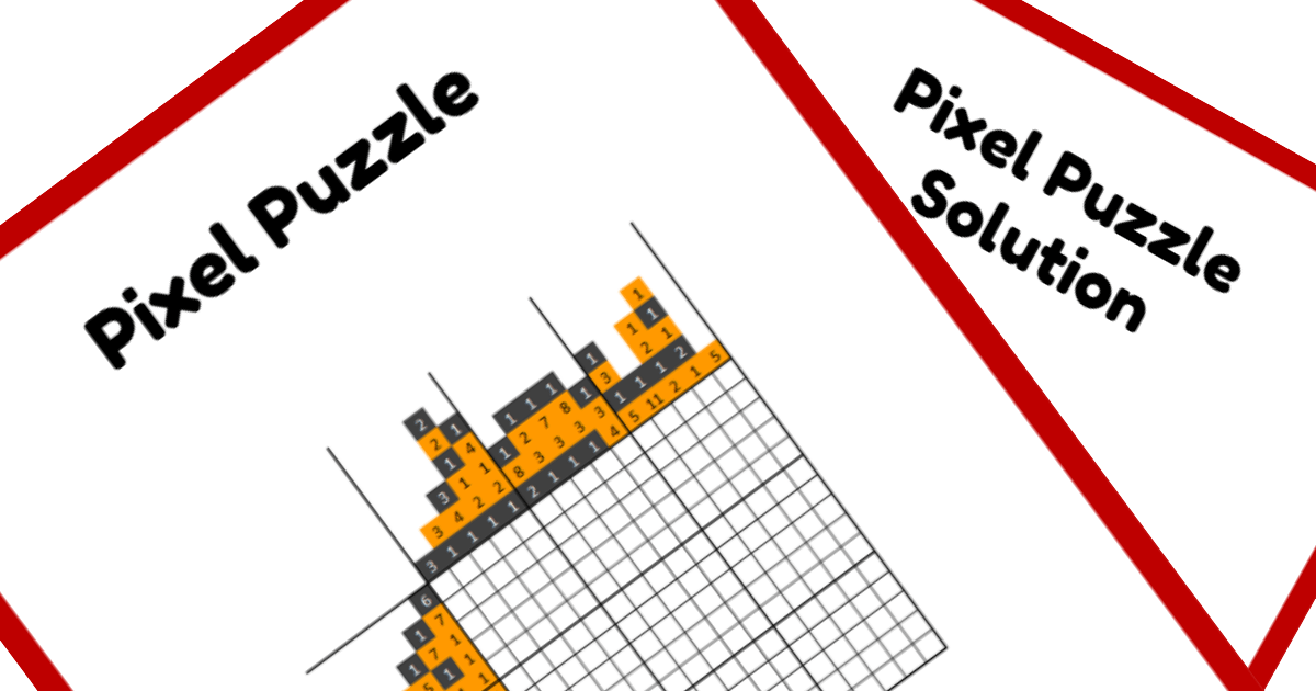 Free Printable Nonogram Puzzle PDF Nemo