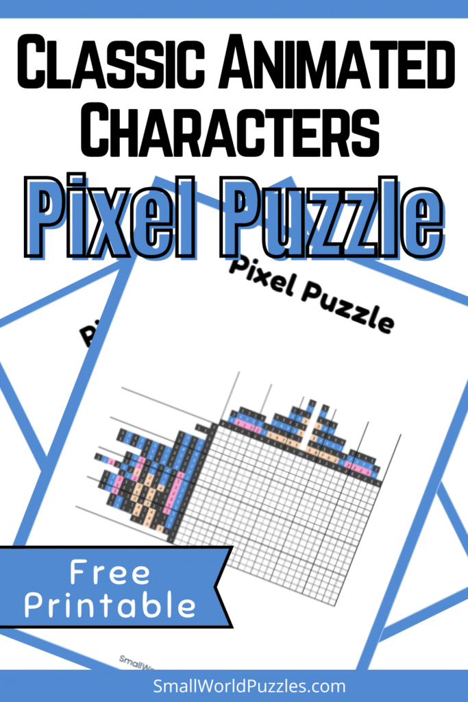 Free Printable Eeyore Nonogram Puzzle Free Printable Eeyore Nonogram Puzzle