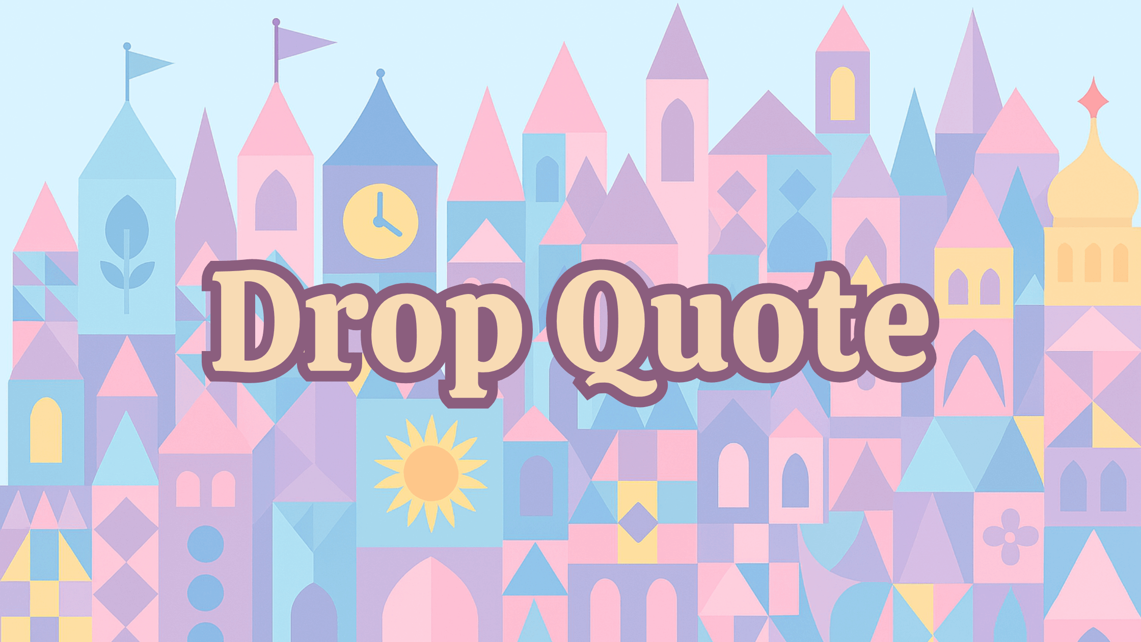 Drop Quote Printable Puzzles Disney