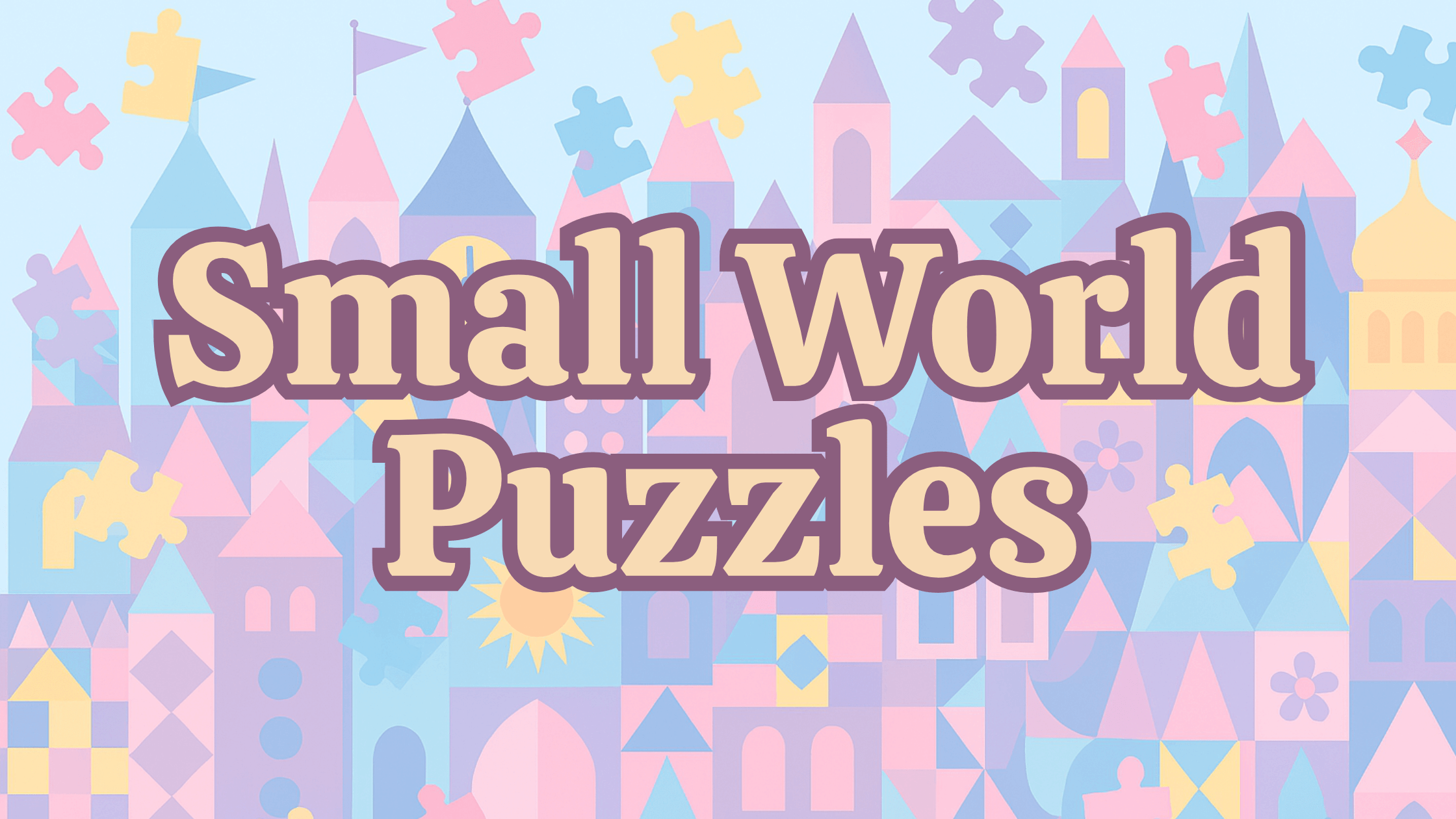 Small World Puzzles - Printable Puzzles Free PDFs