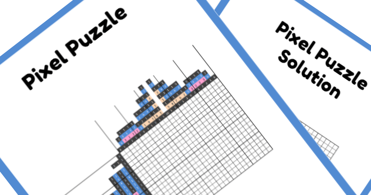 Classic Character Nonogram Eeyore Preview