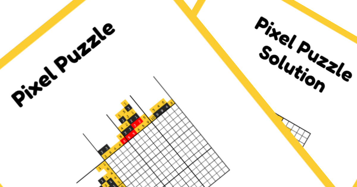 Classic Character Nonogram PDF Puzzle Preview - Pluto