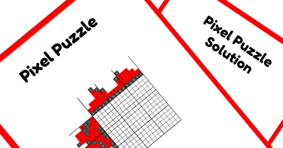 Classic Character Nonogram PDF Puzzle Preview - Minnie