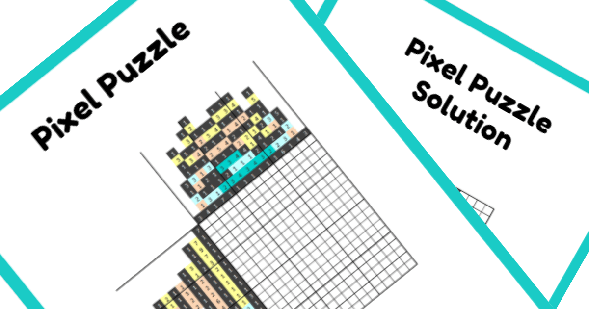 Princess Nonogram PDF Puzzle Preview - Elsa