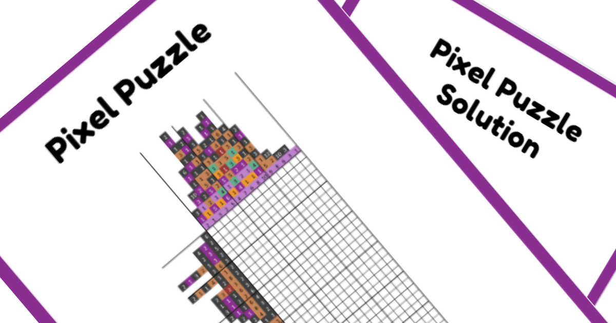 Princess Nonogram PDF Puzzle Preview - Esmerelda