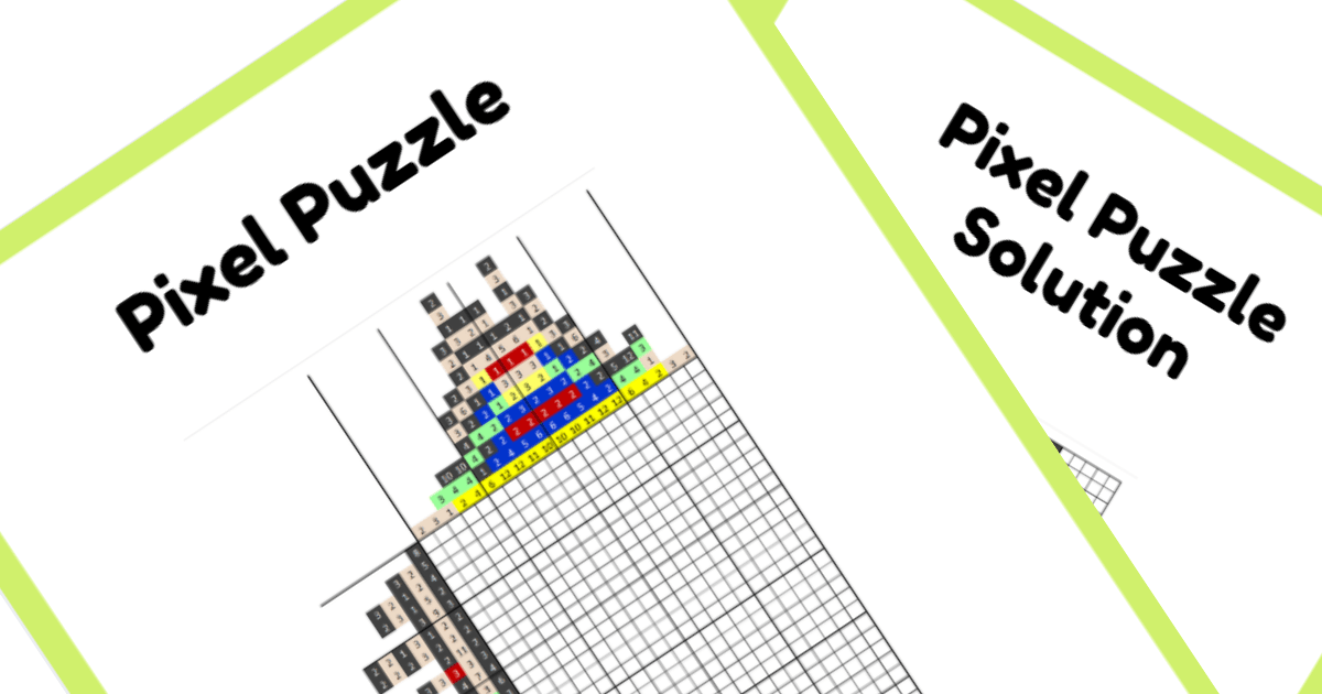 Princess Nonogram PDF Puzzle Preview - Mulan
