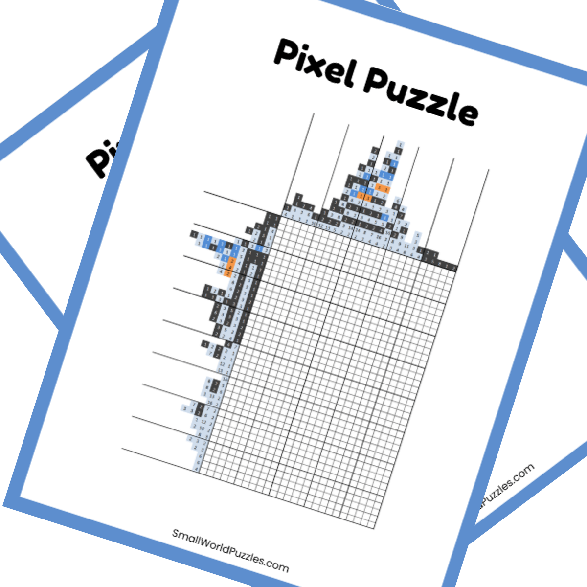 Free Printable Nonogram Puzzle Olaf