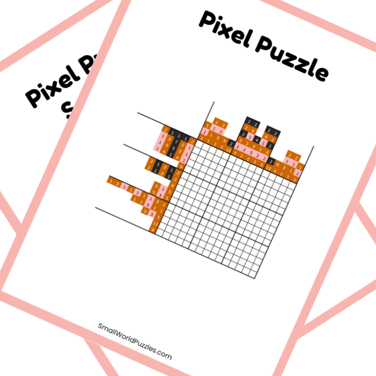 Free Printable Nonogram Puzzle PDF Pumbaa