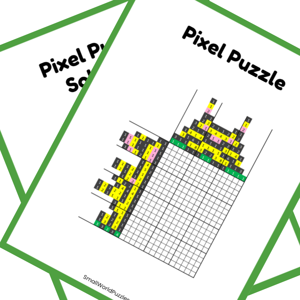 Free Printable Nonogram Puzzle PDF Rabbit