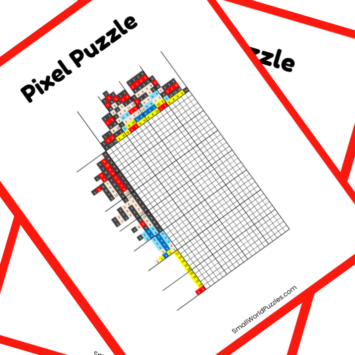 Free Printable Nonogram Puzzle Snow White