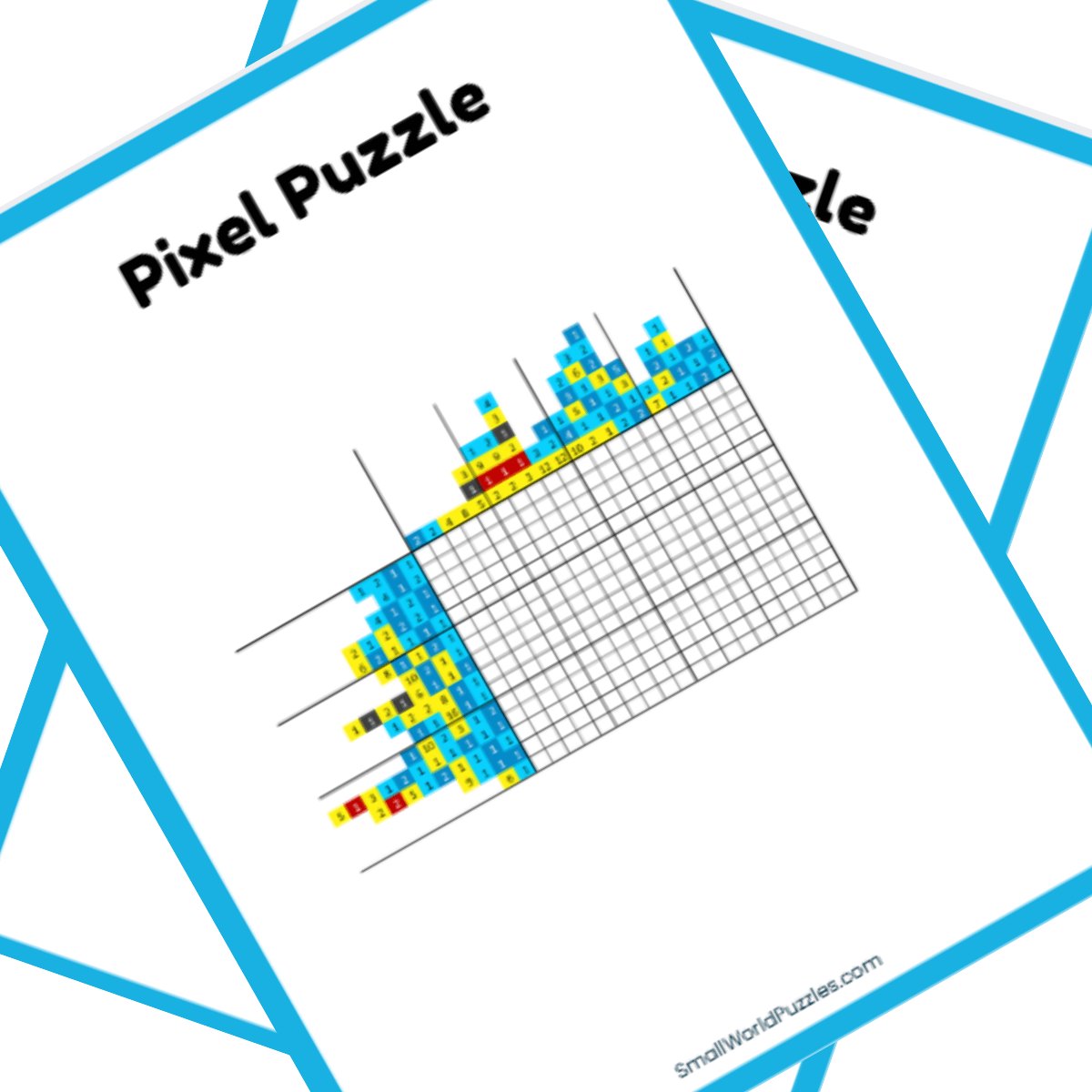 Free Printable Nonogram Puzzle PDF Flounder