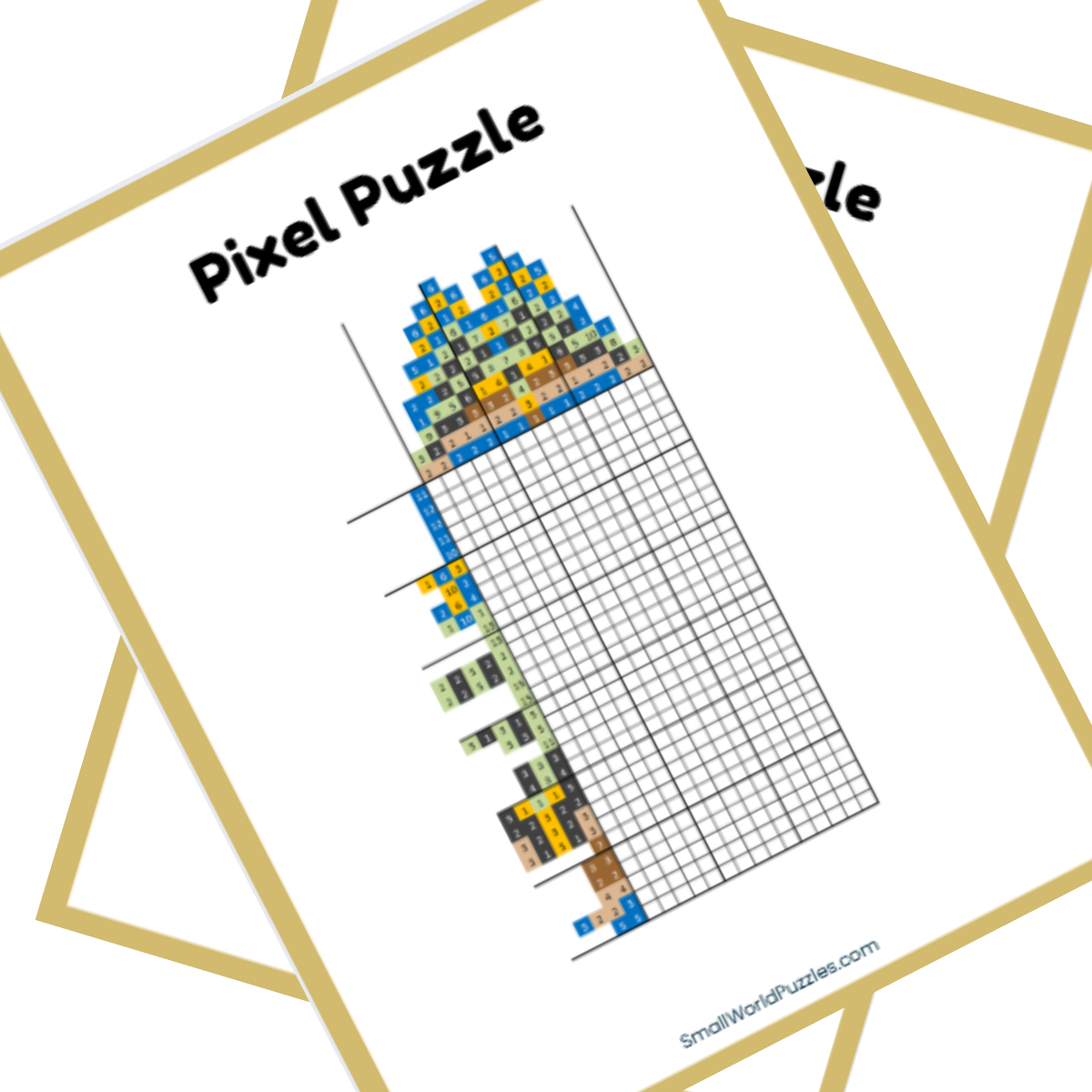 Free Printable Nonogram Puzzle PDF Pinocchio