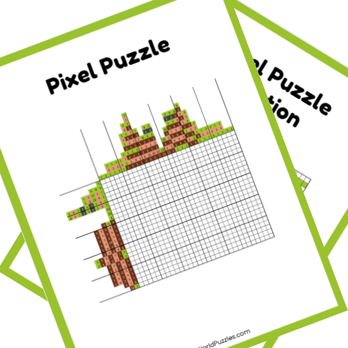Free Printable Star Wars Nonogram Puzzle Baby Yoda