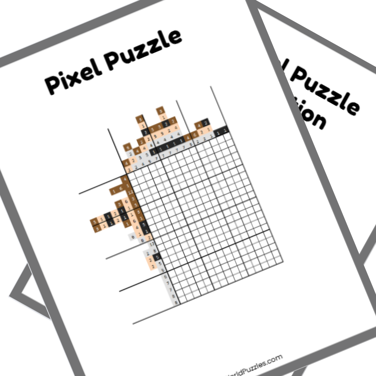 Free Printable Star Wars Nonogram Puzzle Leia