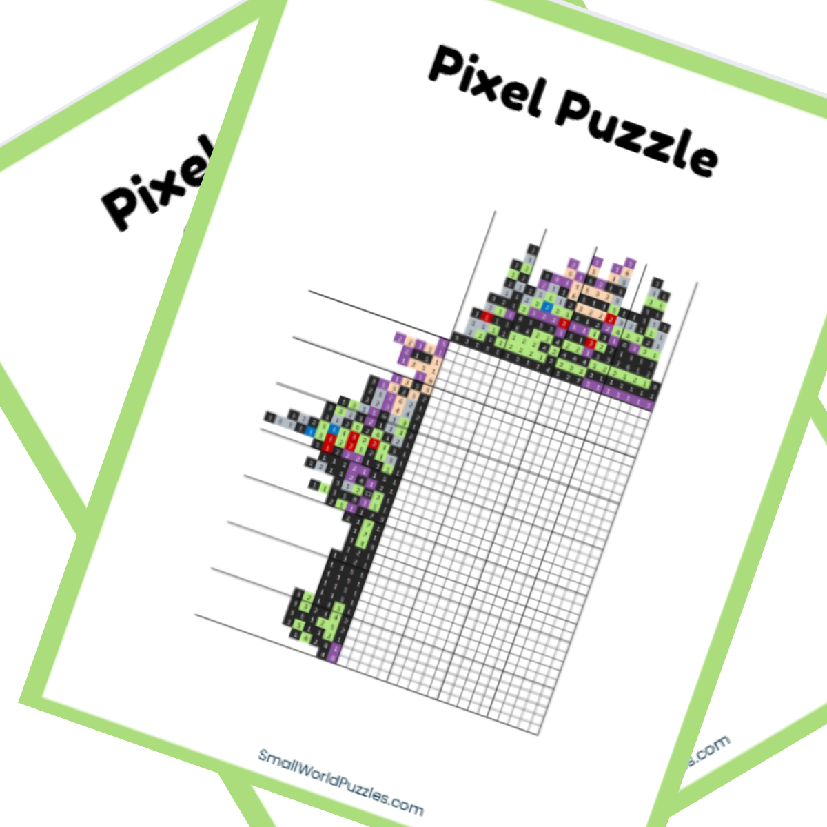 Free Printable Pixar Nonogram Puzzle Buzz