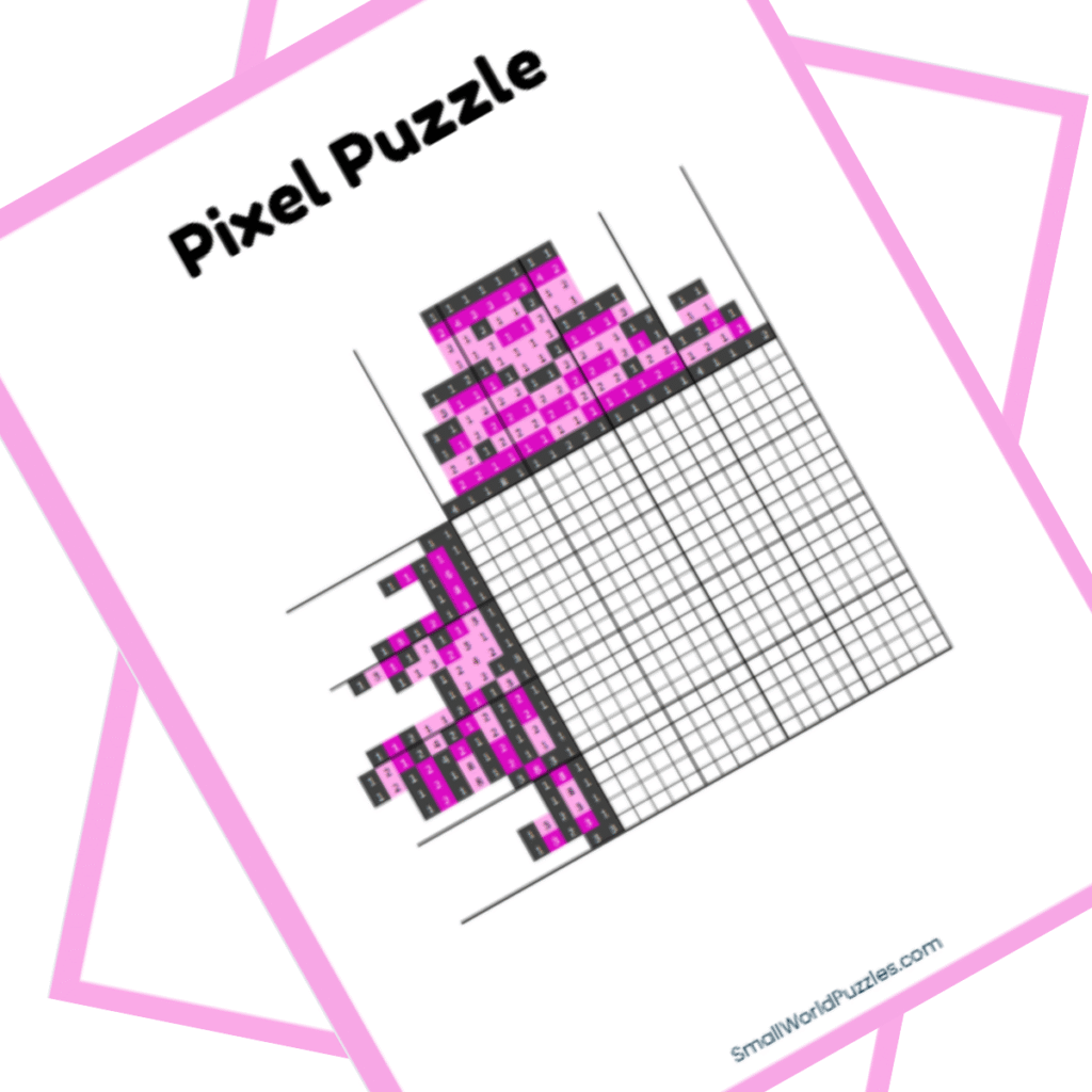 Free Disney Nonogram Printable Puzzle Cheshire Cat