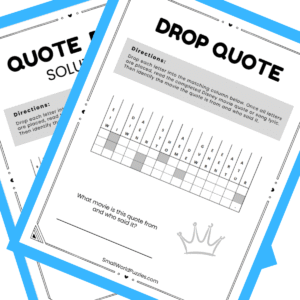 Free Printable Drop Quote Puzzle PDF Free Printable Drop Quote Puzzle PDF