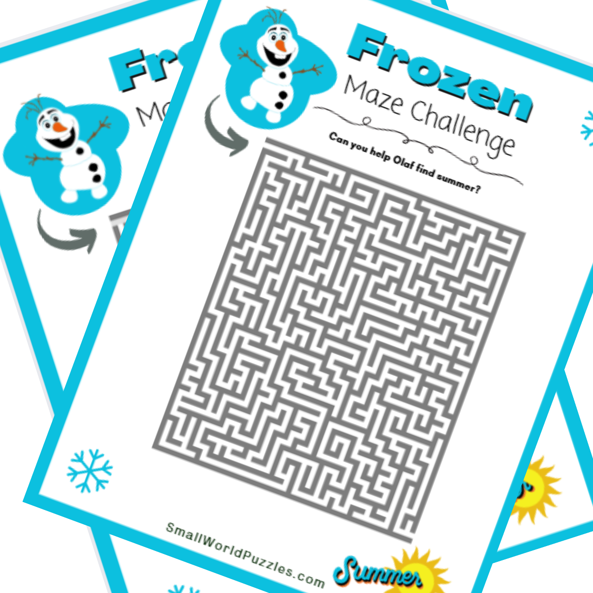 Little Mermaid Free Printable Maze