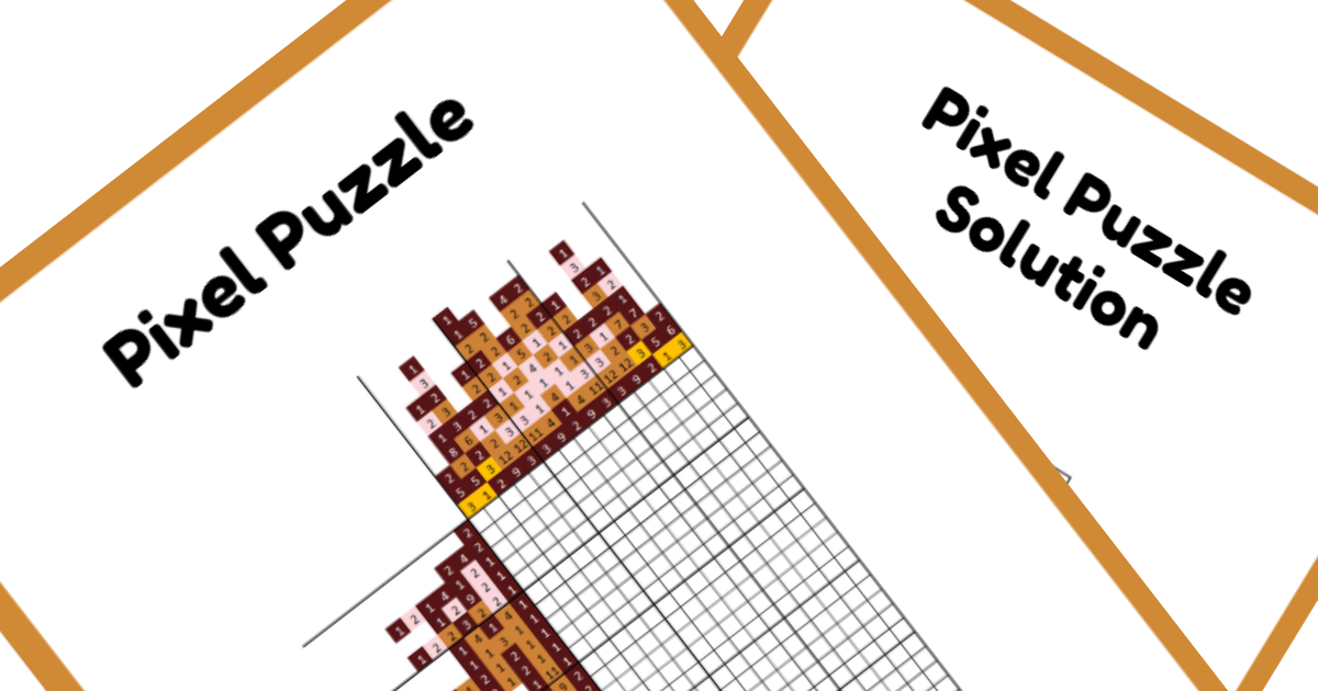 Free Printable Nonogram Puzzle PDF Bullseye