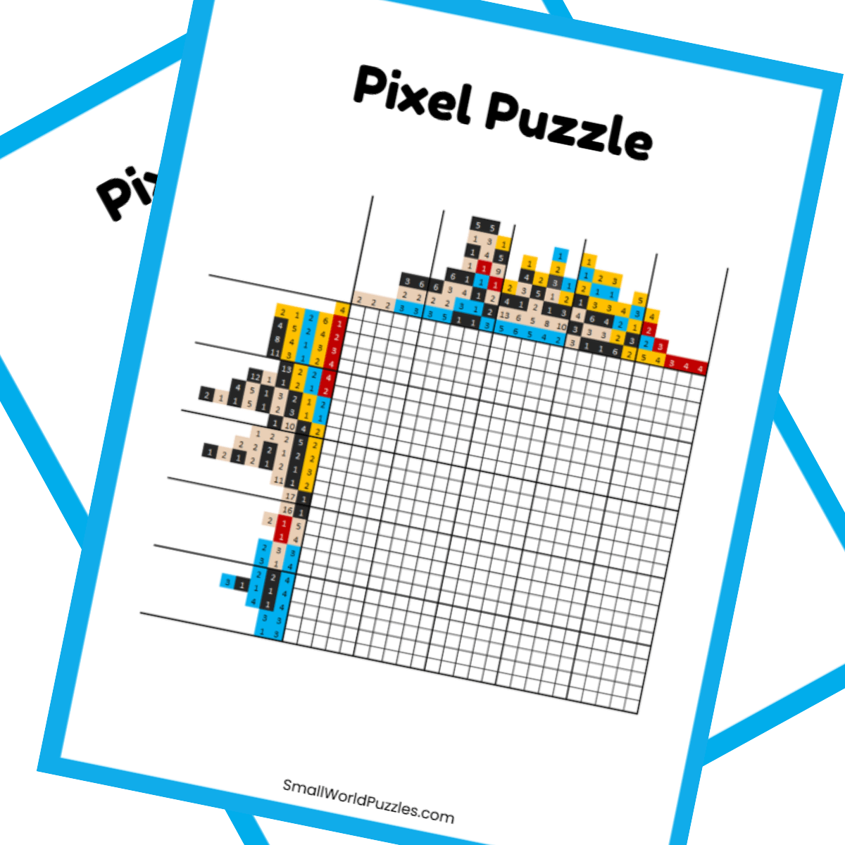 Free Nonogram Puzzle Printable PDF Pinocchio