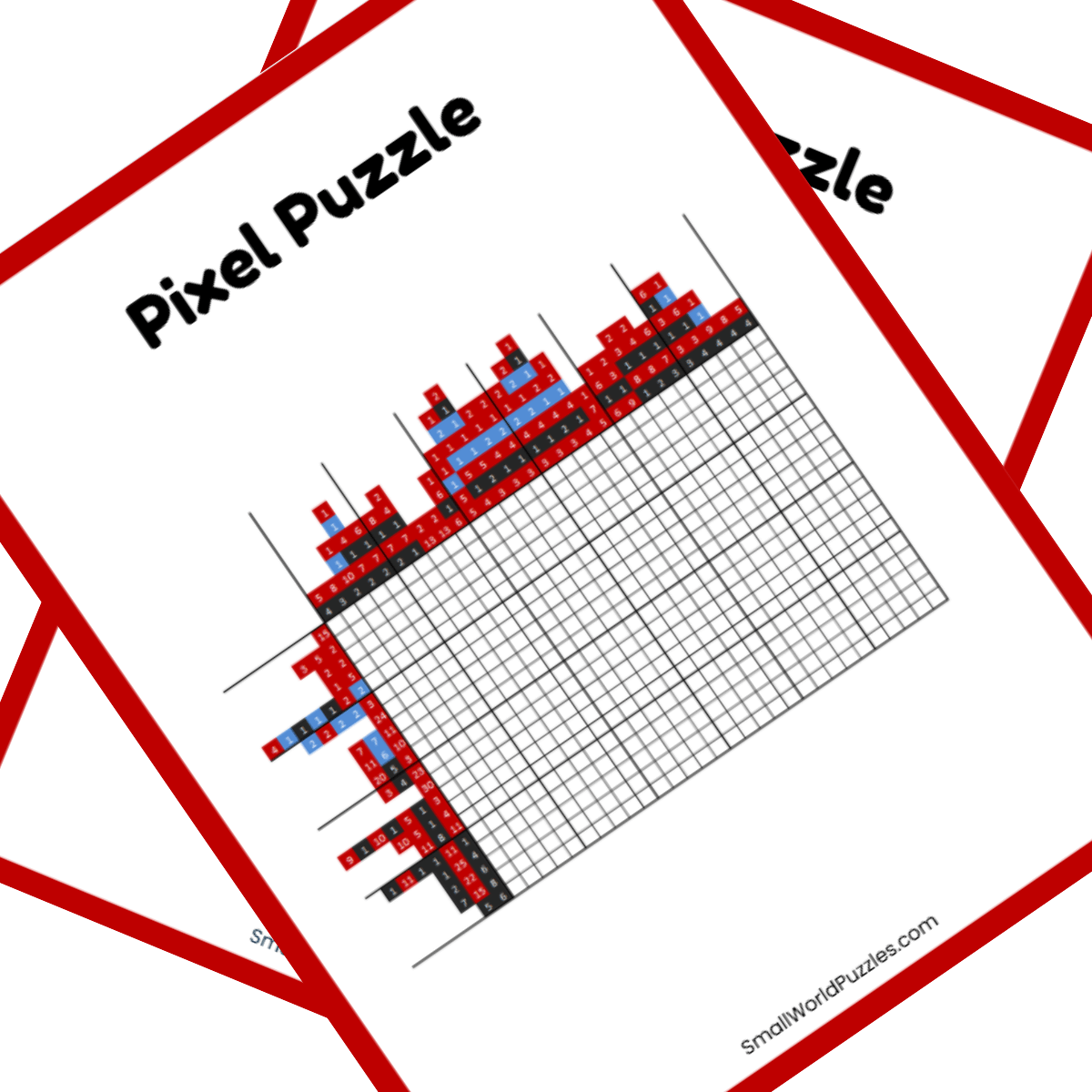 Free Printable Nonogram Puzzle PDF Cars