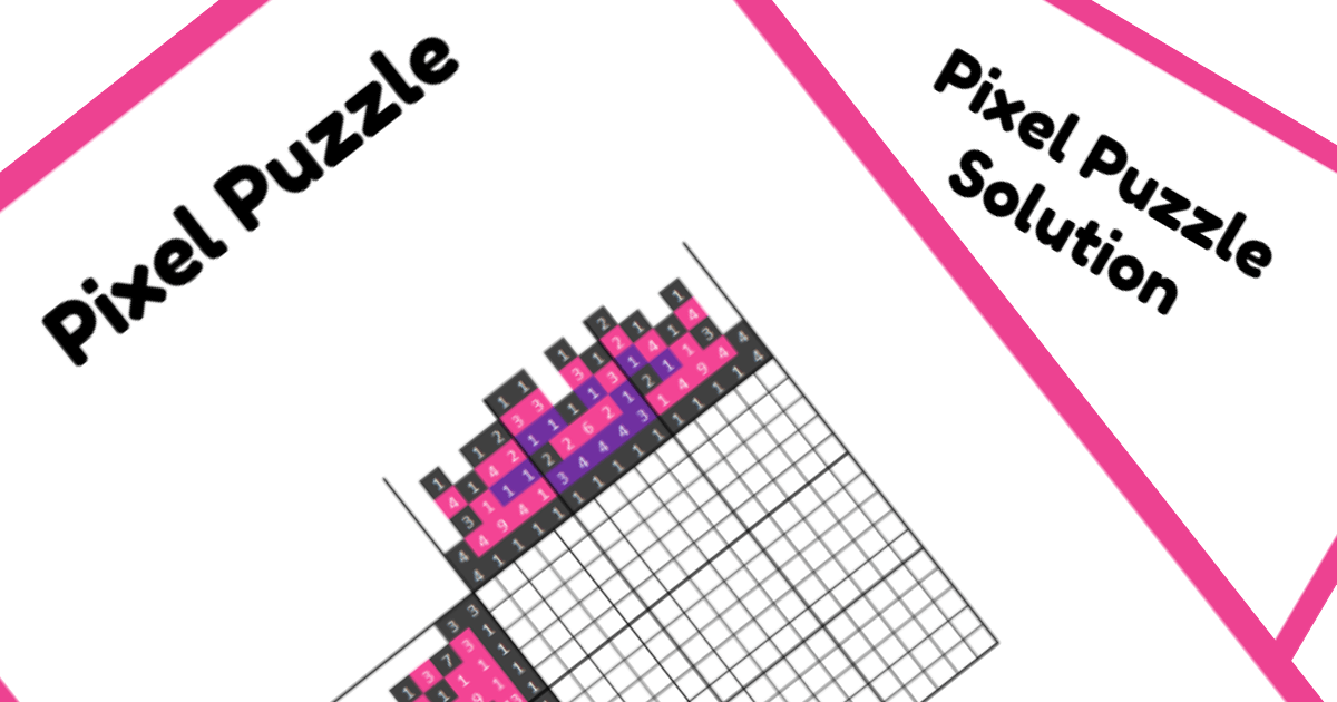 Free Printable PDF Nonogram Pixar Lotso