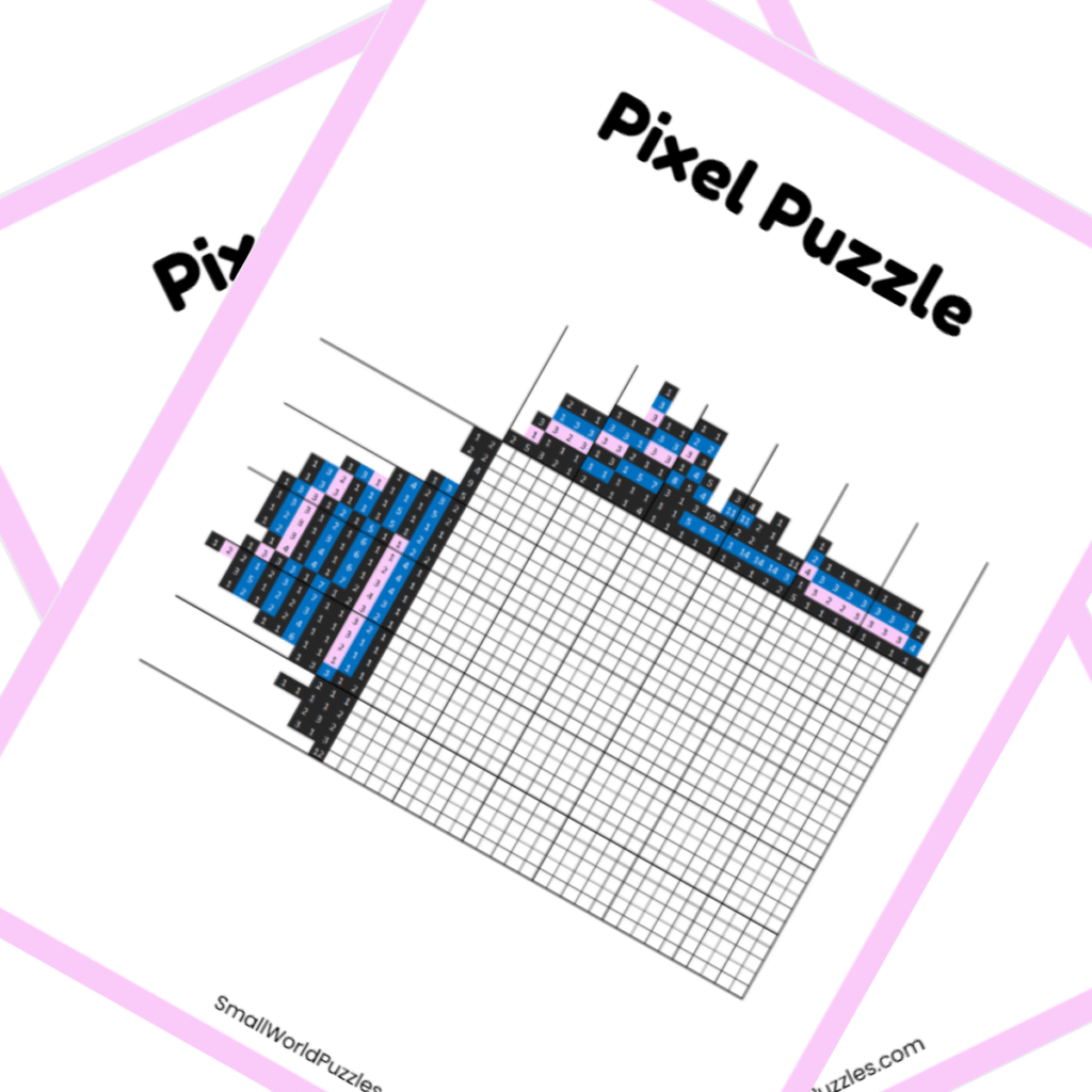 Free Printable PDF Nonogram Puzzle Eeyore Free Printable PDF Nonogram Puzzle Eeyore