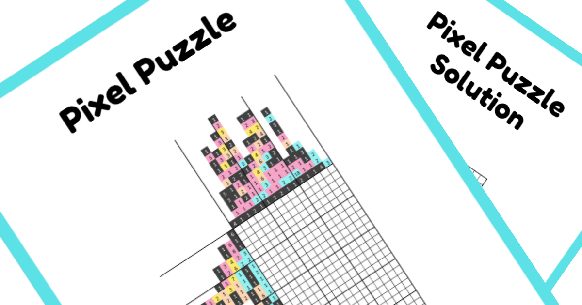 Free Printable PDF Nonogram Puzzle Pixar Bo Peep