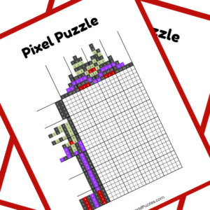 Nonogram Puzzle Preview - Maleficent