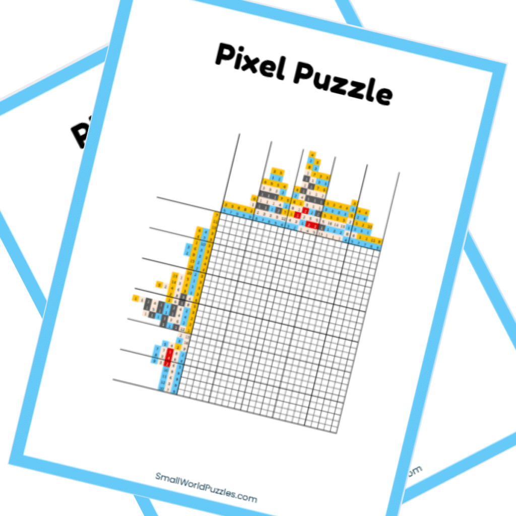 Nonogram Puzzle Preview - Cinderella Nonogram Puzzle Preview - Cinderella