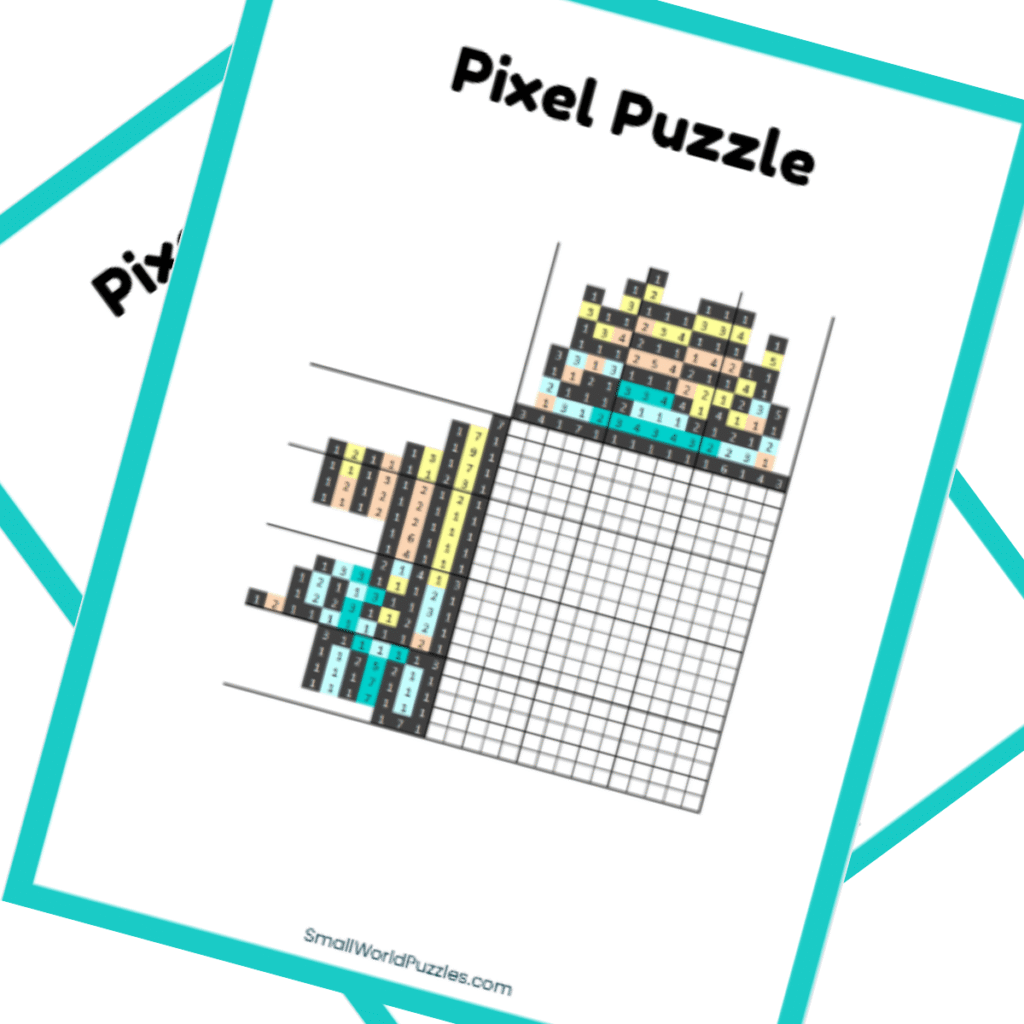 Nonogram Puzzle Preview - Elsa Nonogram Puzzle Preview - Elsa