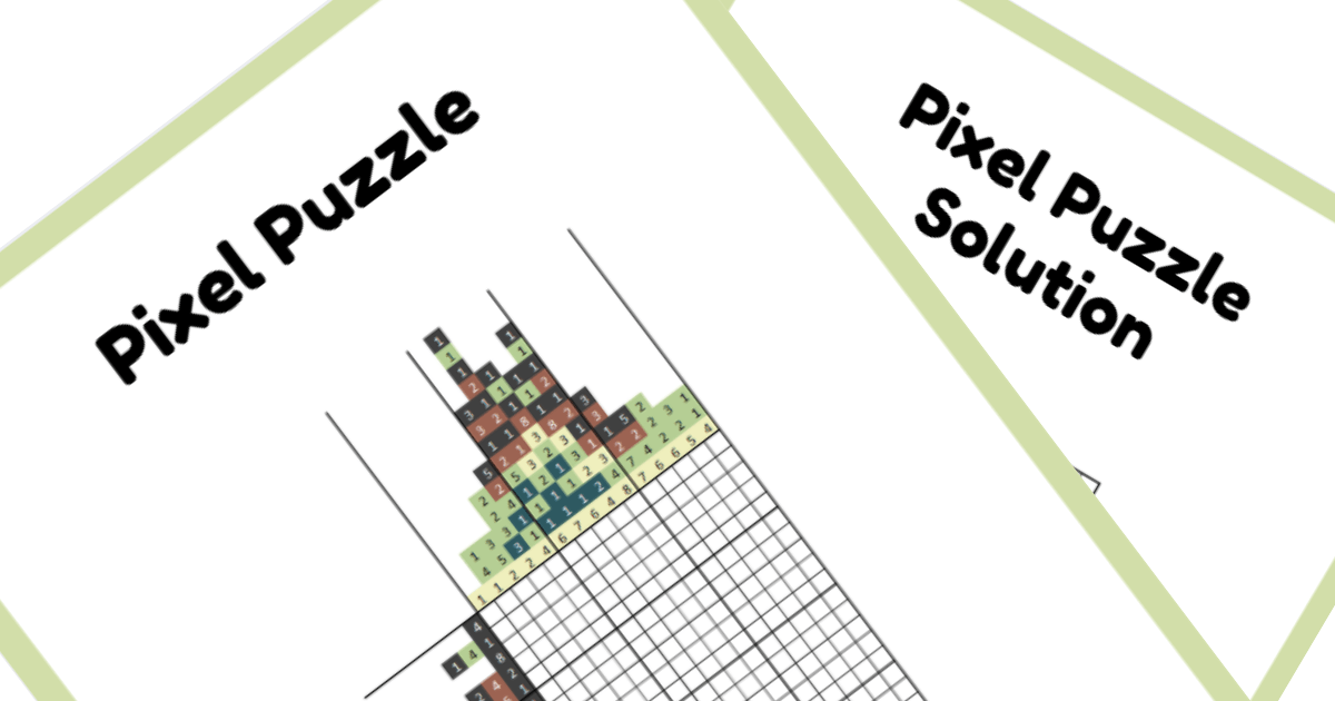 Princess Picross PDF Puzzle Preview - Tiana
