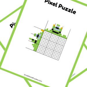 Nonogram Puzzle Preview - Mike Wazowski