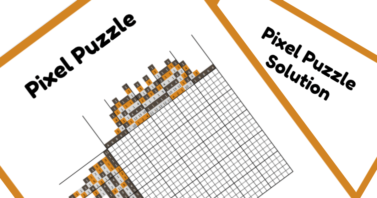 Star Wars Nonogram PDF Puzzle Preview - Porg