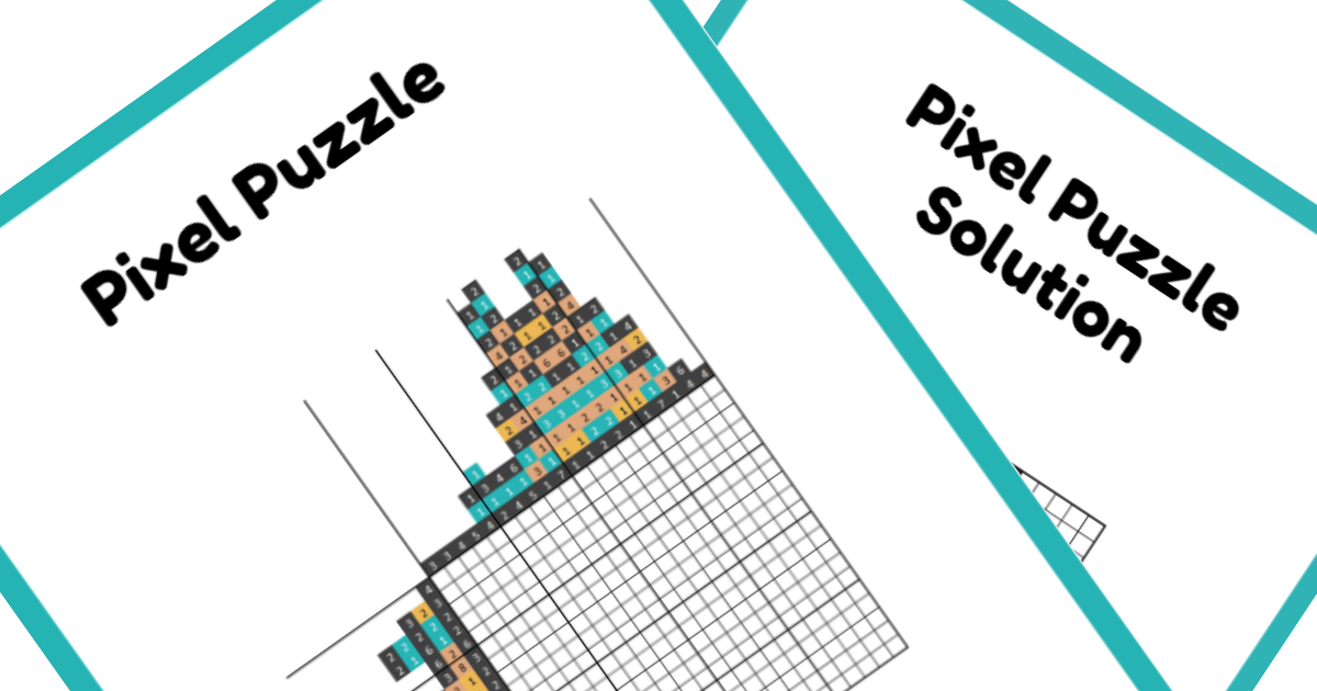 Princess Picross PDF Puzzle Preview - Jasmine