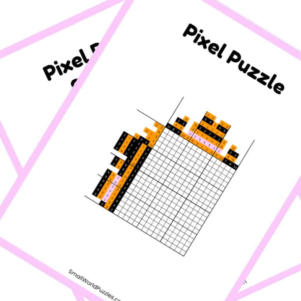 Animated Character Nonogram PDF Puzzle - Pluto Animated Character Nonogram PDF Puzzle - Pluto