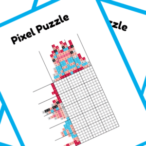 Animated Character Nonogram PDF Puzzle - Smee
