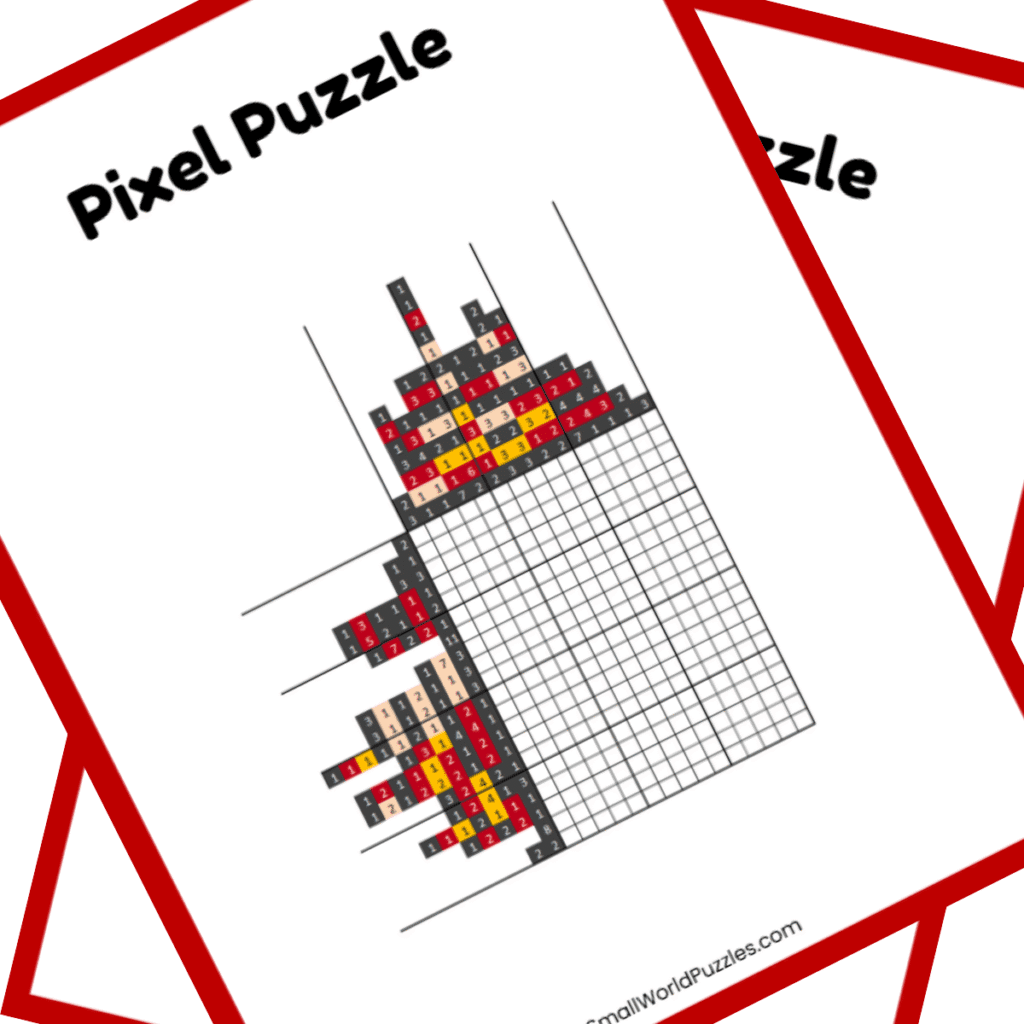 Nonogram PDF Puzzle - Captain Hook