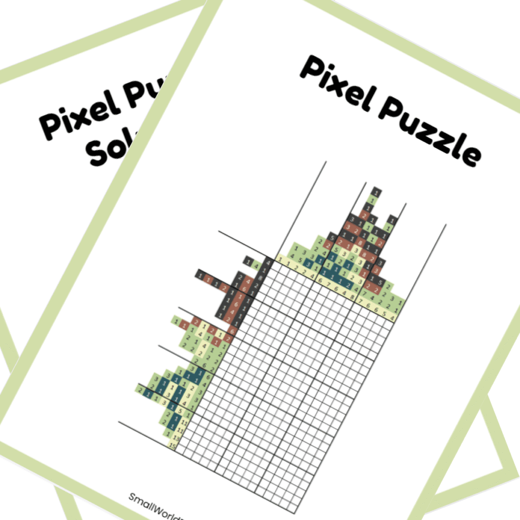 Nonogram PDF Puzzle - Princess Tiana