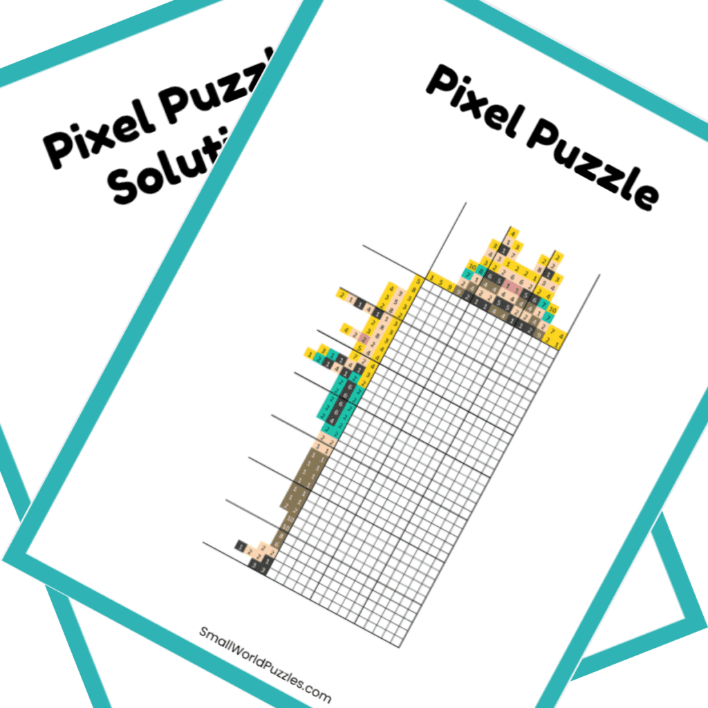 Nonogram PDF Puzzle - Cinderella
