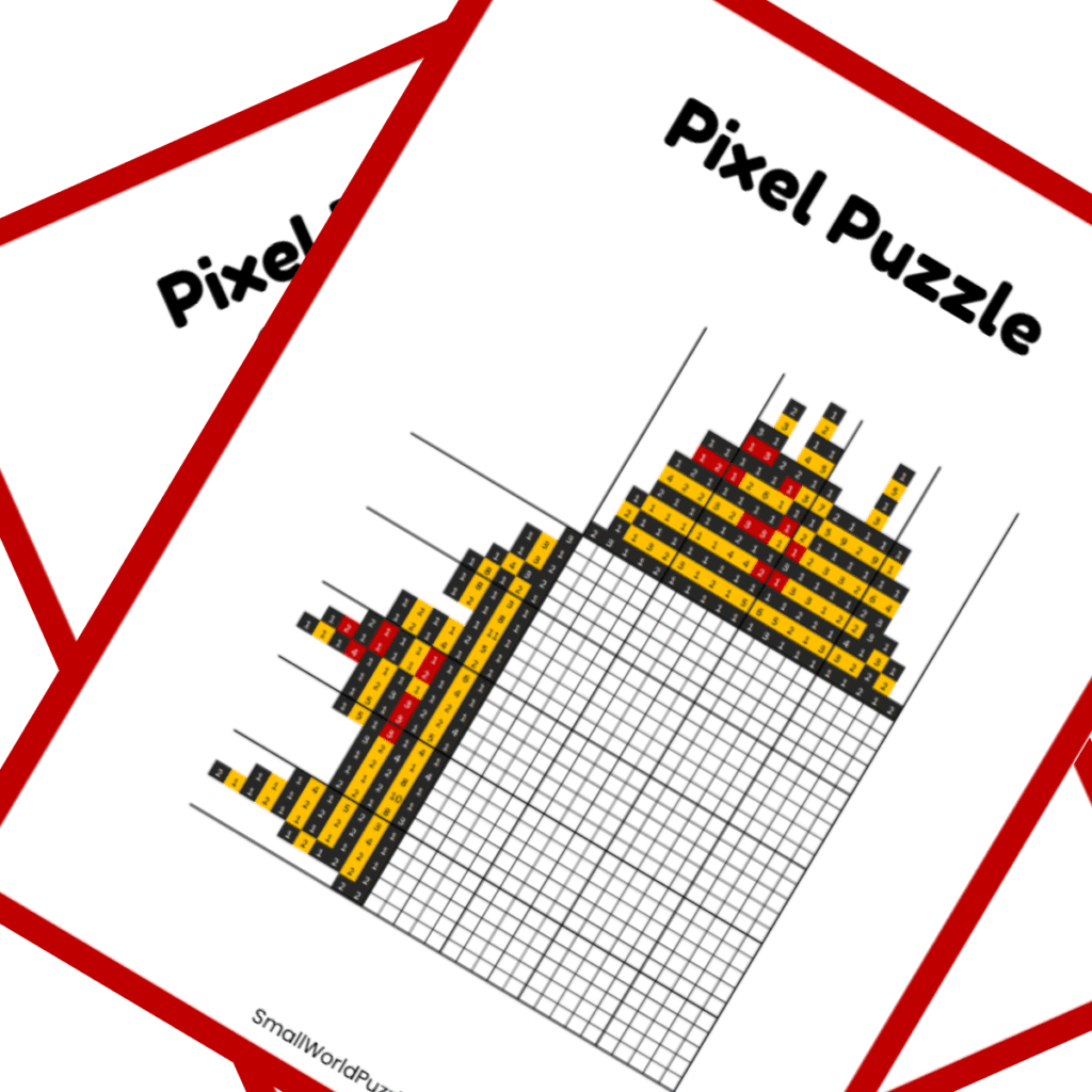 Nonogram PDF Puzzle - Winnie the Pooh