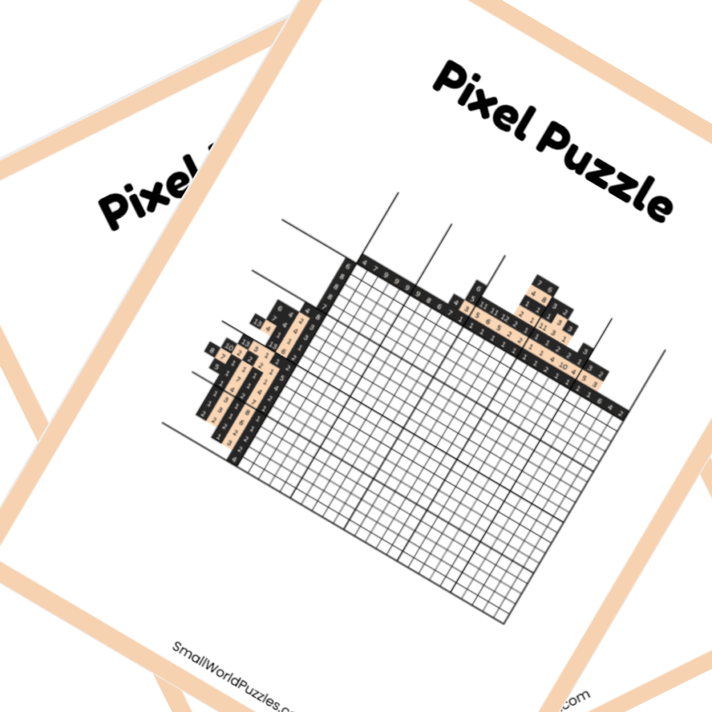 Nonogram PDF Puzzle - Mickey